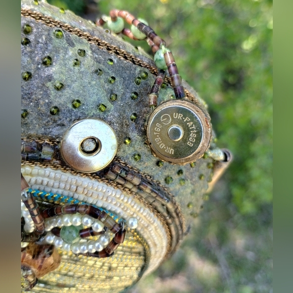 NWT Beaded Green Forest Crossbody LESTER MELNICK inventory! - Picture 5 of 16